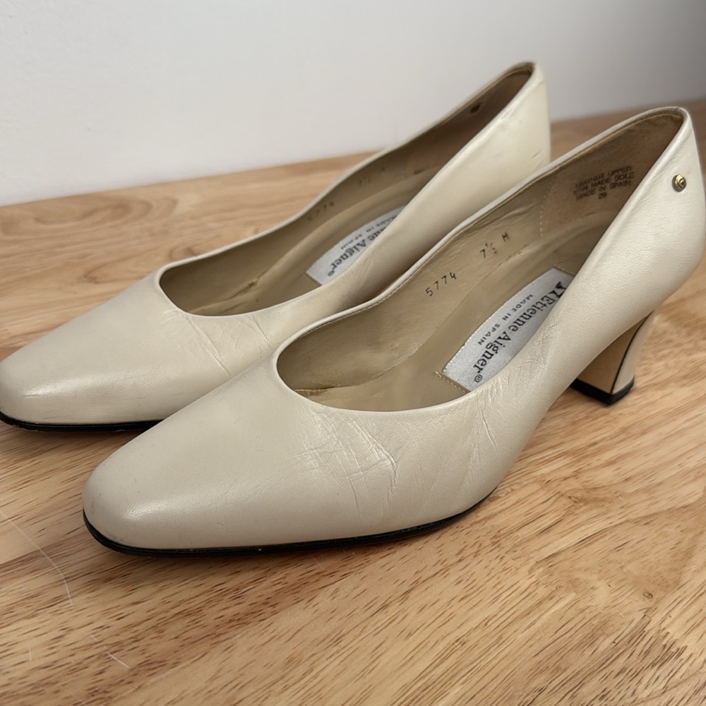 Etienne Aigner “Taylor” leather heels